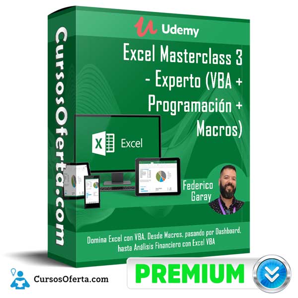 Excel Masterclass 3 – Experto (VBA + Programación + Macros) 4 Excel Masterclass 3 – Experto (VBA + Programación + Macros)